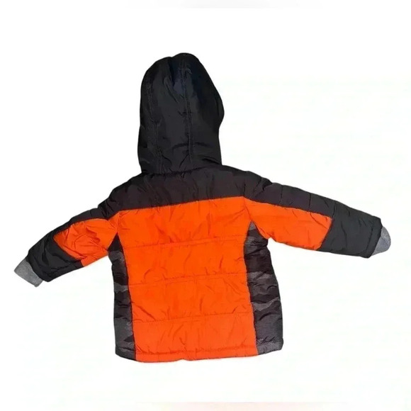 Zero exposure, Orange and gray, winter jacket. Boys reflective warm - Picture 4 of 7
